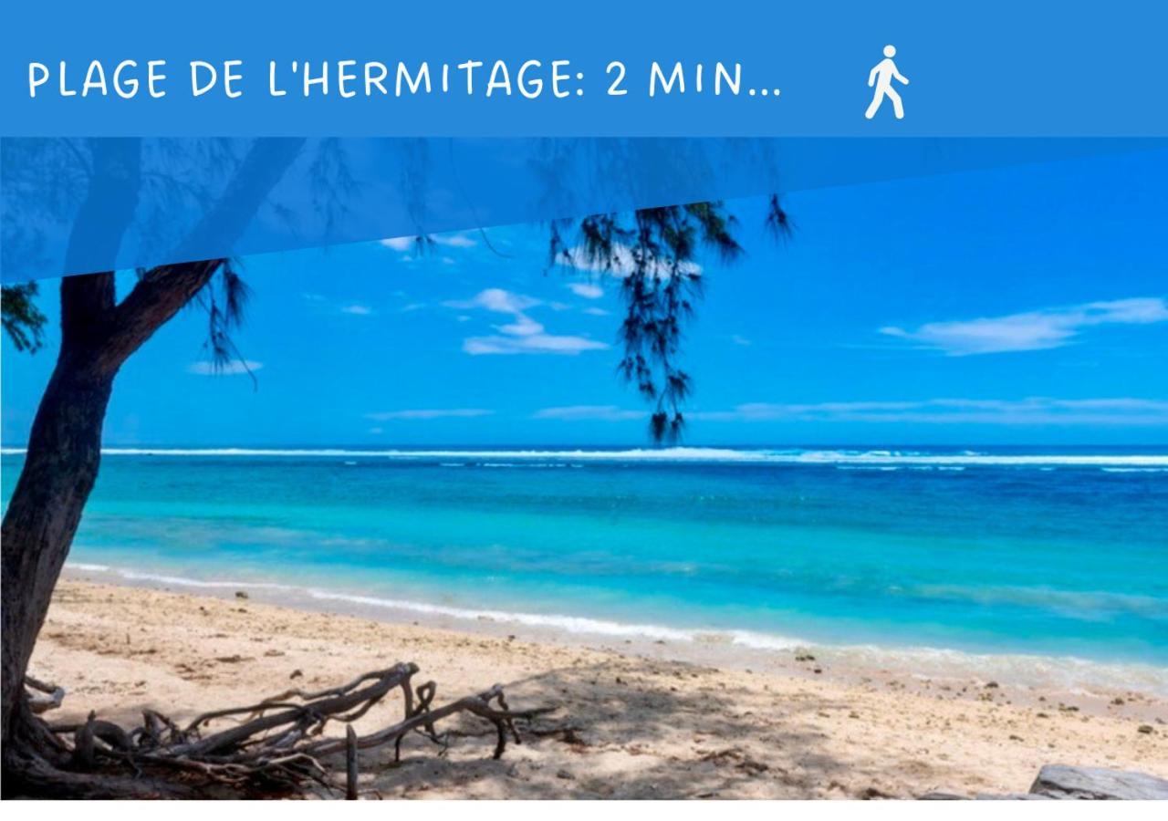 L'Hermitage - Appartement T3 En Bord De Plage Filaos Екстер'єр фото